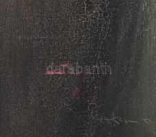 Olvashatatlan jelzéssel, magyar festő, XX. sz. első fele-közepe: Anya gyermekével. Olaj, vászon. Dek...