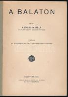 Kenessey Béla: A Balaton. Bp., 1928, Országos M. Kir. Vízépítési Igazgatóság (Kir. M. Egyetemi Ny.),...