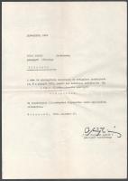 1972 Bp., Pénzügyőr főhadnagy kinevezése pénzügyőr századossá