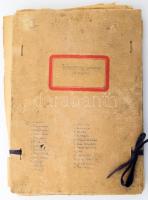 cca 1950 Herbárium kb 30 növénnyel