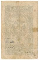 1866. 1G "STN" vízjeles papíron, "Ko 27" sorszámmal T:VG-G, kis szakadások, egyi...