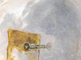 Christofle ezüstözött kiöntő, jelzett, m: 14,5 cm