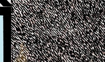 Deim Pál (1932-2016): Antagonizmus, 1989. Szitanyomat, papír, jelzett, számozott (17/100), üvegezett...