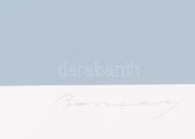 Barcsay Jenő (1900-1988): Fekete-fehér. Szitanyomat, papír, jelzett, számozott (77/140). Az 1986-ban...