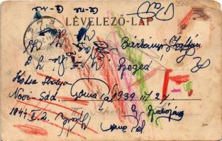 1900 Léva, Levice; várrom, Fő tér, Amstetter Imre üzlete. Dukesz L. kiadása, szecessziós-virágos ker...