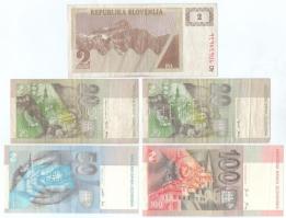 Szlovénia 1990. 2T + Szlovákia 1999. 50K + 2001. 20K (2x) + 100K T:F, a 2T-n pici szakadások
Sloven...