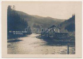 Carlibaba, Kirlibaba, Radnalajosfalva (Bukovina, Bucovina, Bukowina); die Goldene Bistritz / view. photo (non PC)