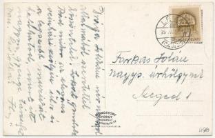 1939 Léva, Levice; látkép, zsinagóga, víztorony / general view with synagogue, water tower (fl)