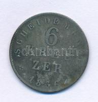 Német Államok / Hessen-Darmstadt 1836. 6kr Ag T:VF,F patina German States / Hessen-Darmstadt 1836. 6 Kreuzer Ag C:VF,F patina Krause KM# 297