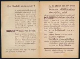 Maggi-féle húsleveskocka receptfüzet, 30p