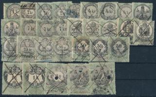 30 db magyar illetékbélyeg (Határőrvidék)