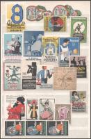 22 db vendéglátás és étkezés levélzáró berakólapon