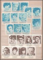 20 db színészek levélzáró berakólapon