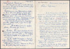 1970-1977 Marosvásárhely, Ajtay-Gecse Viktor Petőfi-kutató levelezése + 1974 Ajtay Gizella levele