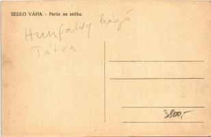 Tátra, Magas-Tátra, Vysoké Tatry; Sedlo Váha / Hunfalvy-hágó, hegymászók, téli sport / mountain clim...