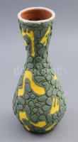 Király kerámia váza. kézzel festett, jelzés nélkül, hibátlan 23 cm