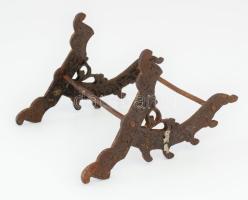 Öntöttvas tolltartó 12x12 cm