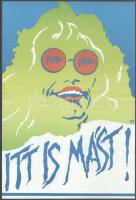 cca 1990 FIDESZ, Itt is mást! Politikai plakát, papír. BP (?) jelzéssel a plakáton. Hajtásnyommal. 40x27 cm. Ritka!