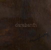 Mednyánszky jelzéssel: Erdőrészlet. Olaj, vászon. Apró lyukakkal. 75x100 cm