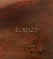 Frank Frigyes jelzéssel: Csendélet. Olaj, vászon. Javított. 80x60 cm