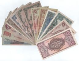 1930. 100P + 1932. 50P + 1941. 20P + 1945. 50P + 500P + 1000P (2xklf) + 10.000P (2xklf) + 1.000.000P...