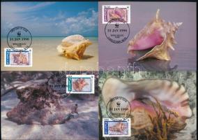 Nevis 1990 (4 db)