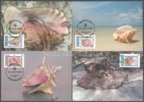 Nevis 1990 (4 pcs), Nevis 1990 (4 db)