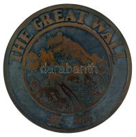 Kína DN "A Nagy Fal" kétoldalas bronz (szuvenír) emlékérem (50mm) T:XF,VF China ND "The Great Wall" two-sided bronze (souvenir) commemorative medallion (50mm) C:XF,VF