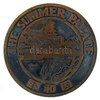 Kína DN "Nyári Palota" kétoldalas bronz (szuvenír) emlékérem (50mm) T:XF,VF China ND "The Summer Palace" two-sided bronze (souvenir) commemorative medallion (50mm) C:XF,VF