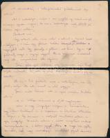 1888 Jókai Mór (1825-1904) író autográf kézirata. Légyottok címmel. 
Jókai a Magyar Szalon 1888-as ...