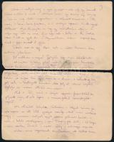 1888 Jókai Mór (1825-1904) író autográf kézirata. Légyottok címmel. 
Jókai a Magyar Szalon 1888-as ...
