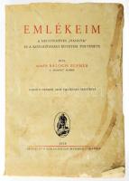 Almási Balogh Elemér: Emlékeim. A negyvenéves "Hangya" és a közgazdasági egyetem története. Bp., 1938., Kir. M. Egyetemi Nyomda, 408+1 p.+ 8 t. Kiadói papírkötés, foltos borítóval.
