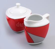 Ritzenhoff "Flirt" kétszemélyes reggeliző készlet, 2 darab csésze alátéttel, reggeliző tán...