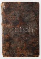 Sonora tuba [...] Aleandri Fonyó [...]. Buda, 1755, Landerer. Egészbőr kötésben, kopottas állapotban