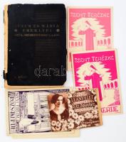 Vallási tétel: folyóirat, könyv, egyéb 7 db füzet + Szimonidesz Lajos: Jézus és Mária ereklyéi DEDIKÁLT példány. Bp., 1933. Sérült, szétvált.