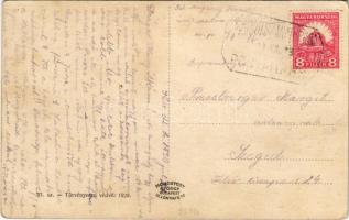 1930 Mátrafüred (Gyöngyös), Magyar csárda + "MÁTRAI SZANATÓRIUM" postai ügynöki bélyegzéss...