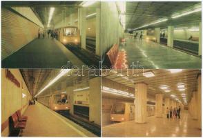 8 db MODERN román metró képeslap, közte 1 Brassó / 8 modern Romanian metro postcards, with 1 Brasov