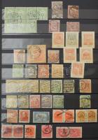 Krajcáros és Turul bélyegek 24 lapos A/4 berakó 20 oldalán, közte sok szép / olvasható bélyegzés