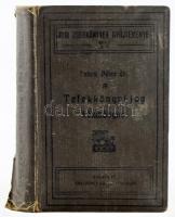 Tatics Péter: A telekkönyvi jog kézikönyve. A telekkönyvi anyagi és alaki jog ismertetése és magyarázata. Jogi Zsebkönyvek Gyűjteménye XV. köt. Bp., 1910, Grill Károly, XII+553 p. Első kiadás. Kiadói egészvászon-kötés, kissé kopottas borítóval, sérült gerinccel, kijáró címlappal, néhány sérült, kijáró lappal.
