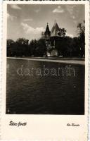 1941 Palics, Palic; fürdő korzó / spa promenade. Kapiszta photo