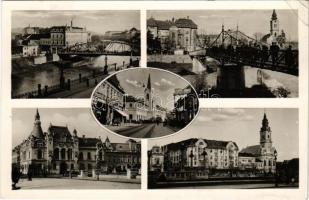 1943 Nagyvárad, Oradea; mozaiklap / multi-view postcard (EB)