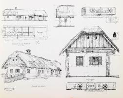 Franz Simon: Bäuerliche Bauten im Südburgenland. Ein Bilderbuch über bäuerliches Bauen von einst im ...