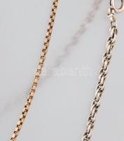 2 db Ezüst (Ag) nyaklánc, jelzettek 14 g