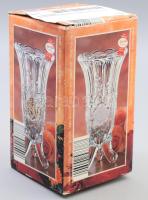 Anna Hütte kristály váza. Eredeti dobozában 17 cm