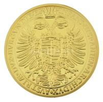 DN "Magyar Aranyóriások - I. Ferdinánd 1 1/2 tallér, emlékérem, 1541" aranyozott Cu utánve...