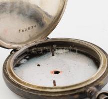 Braunswetter János szegedi órásmester jelzett zsebóra tok és számlap, szerkezet nélkül