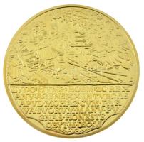 DN "Magyar Aranyóriások - Emlékérem a mohácsi csatavesztés 20. évfordulójára 1546" aranyoz...