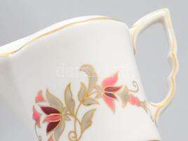 Zsolnay kiöntő. Kézzel festett, jelzett, hibátlan 10 cm