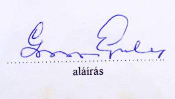 Grosics Gyula, az Aranycsapat legendás kapusának saját Jaeger típusú utazó órája. Jelzett, hozzá Grosics Gyula aláírt tulajdonosi igazolásával, melyet orvosának állított ki .Az órát Neményi Lilinek ajándékozta korábban Grosics.