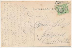 1911 Beszterce, Bistritz, Bistrita; Hotel König von Ungarn, Speisesaal, Kaffeehaus / Magyar Király S...